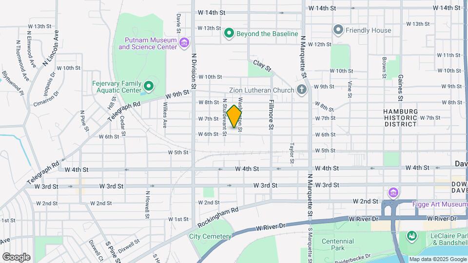 1510 W 6th St Map and Location Details