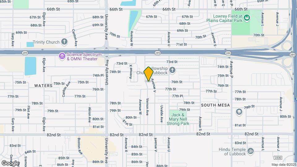 7511 Avenue W Map and Location Details