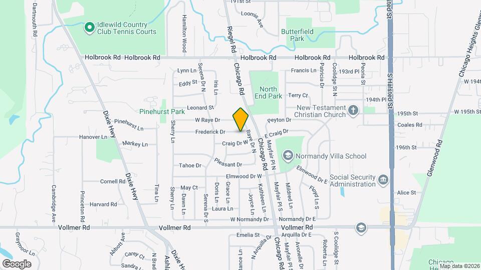 162 Frederick Dr Map and Location Details