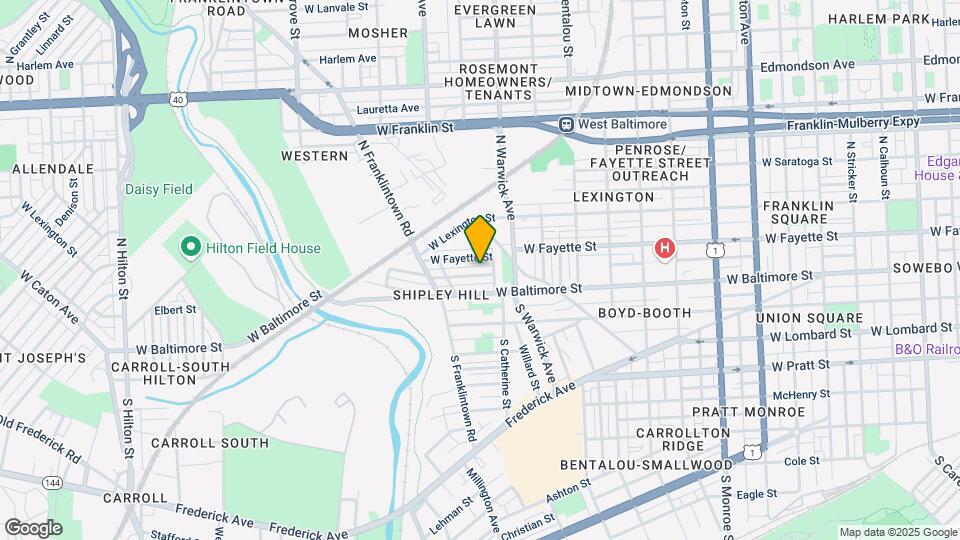 2518 W Fairmount Ave Map and Location Details