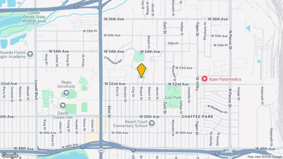 5225 Columbine Ln Map and Location Details