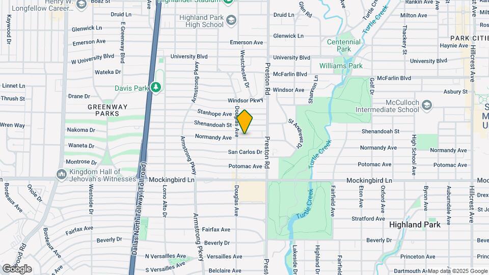 4139 Normandy Ave Map and Location Details