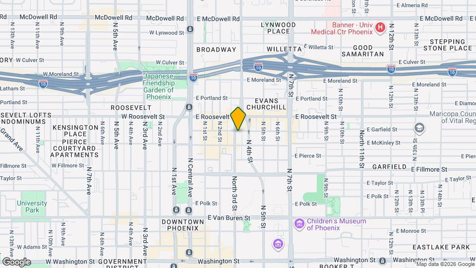 821 North 3rd St Mapa y Detalles de la Ubicación