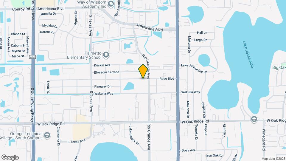 1710 Rose Blvd Map and Location Details