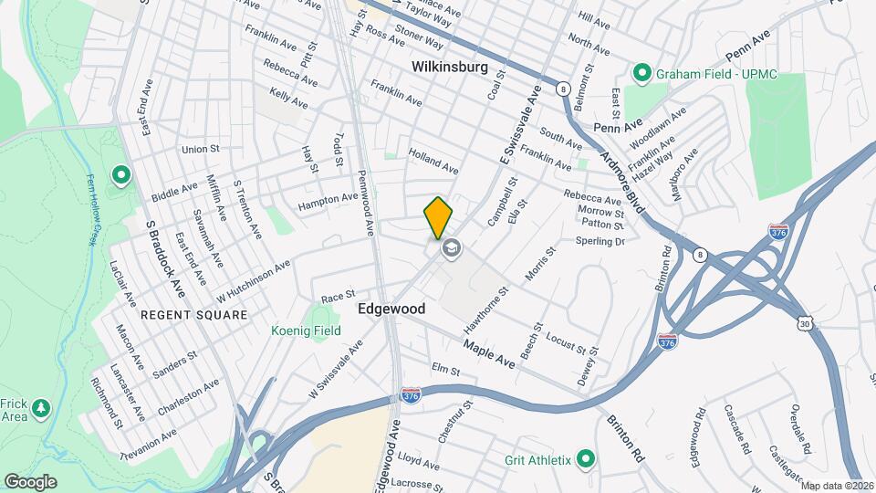315 E Swissvale Ave Mapa y Detalles de la Ubicación