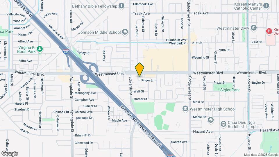 6561 Ginger Ln Map and Location Details