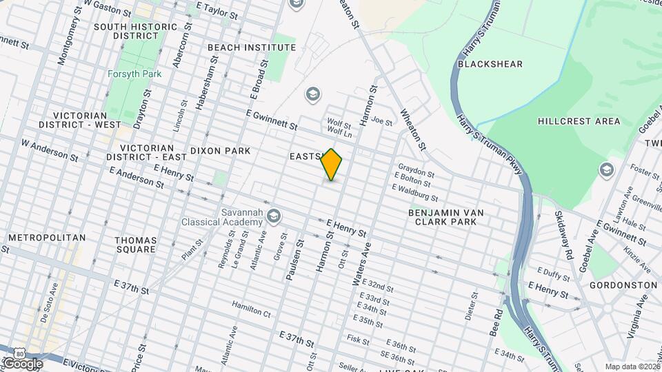 810 E Park Ave Map and Location Details