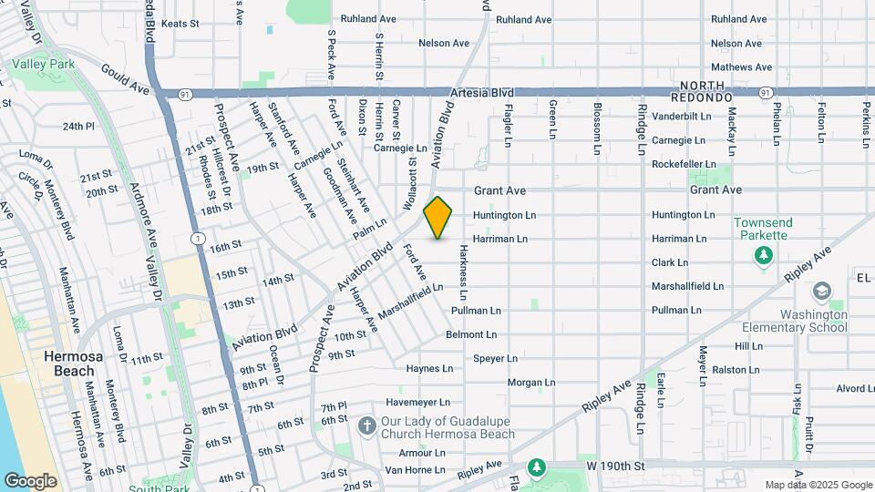 1716 Harriman Ln Map and Location Details