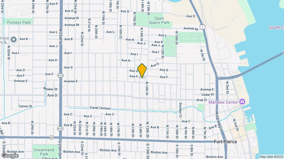 604 N 14th St Map and Location Details