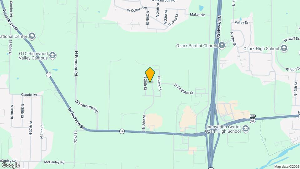 1017 N 25th St Map and Location Details