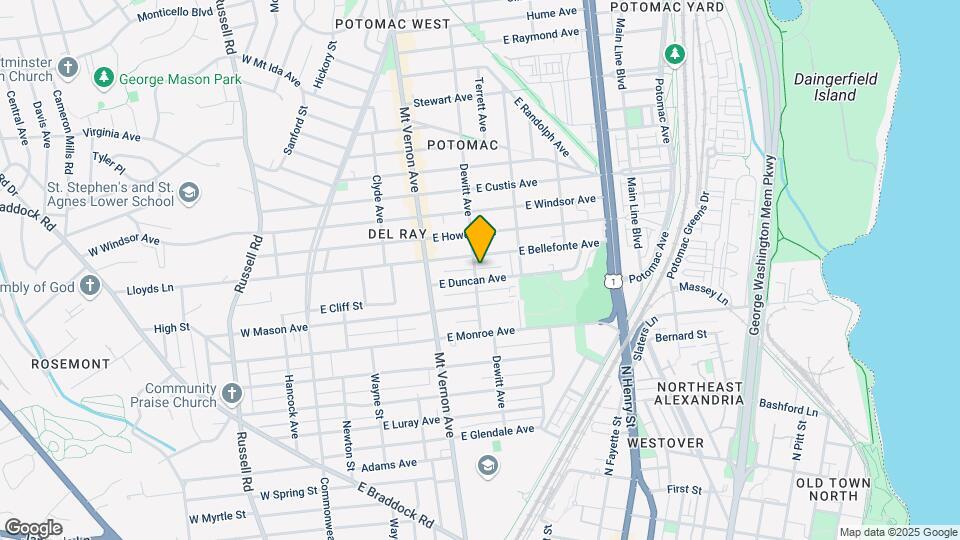 1801 Dewitt Ave, Unit E Map and Location Details