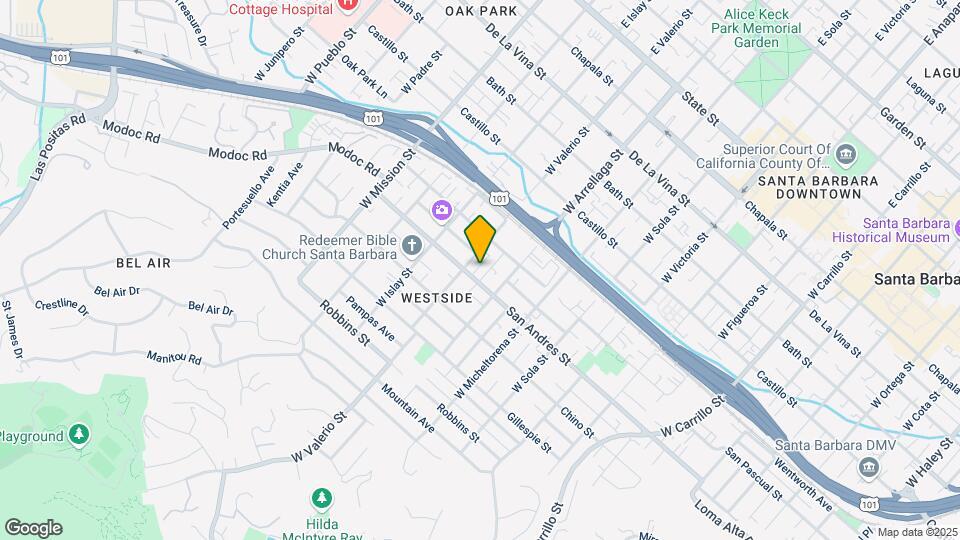 1628 San Andres St Map and Location Details
