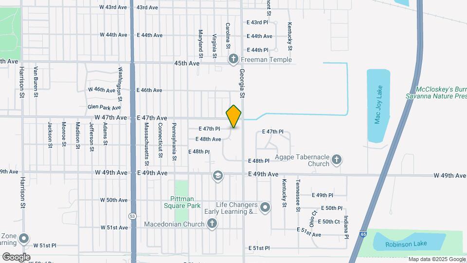 4741 Carolina St Map and Location Details