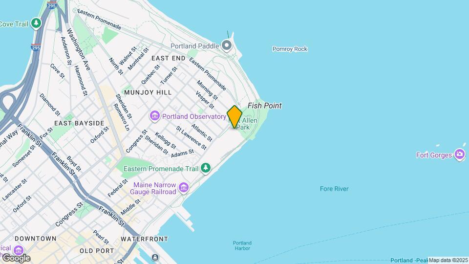 45 Eastern Promenade, Unit 11 Map and Location Details
