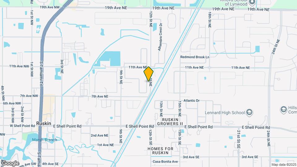 1023 Brenton Leaf Dr Mapa y Detalles de la Ubicación