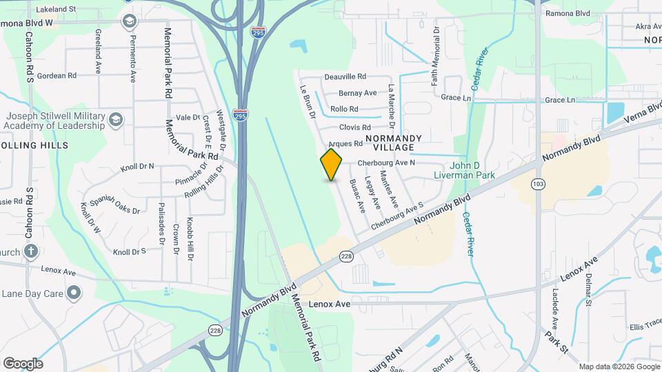 1046 Le Brun Dr Map and Location Details