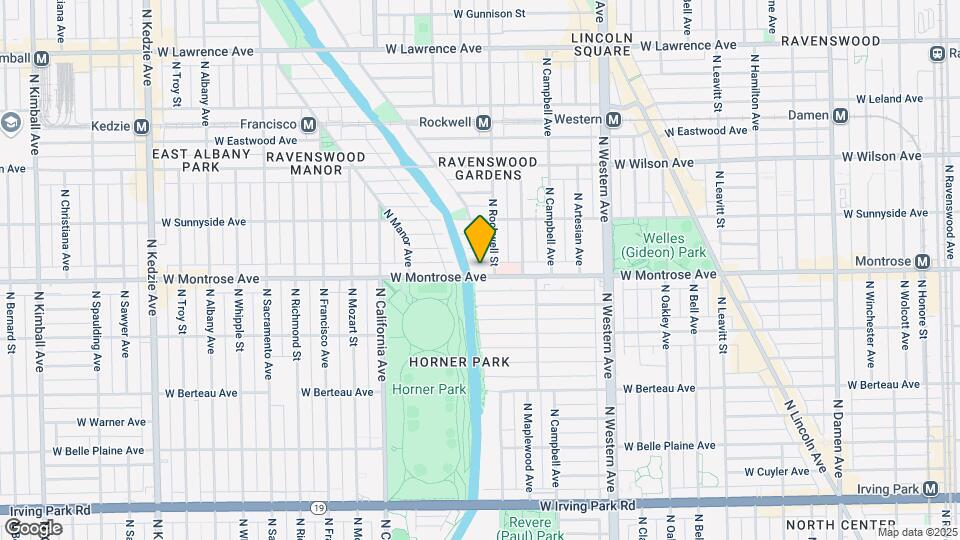 2610 W Montrose Ave Map and Location Details
