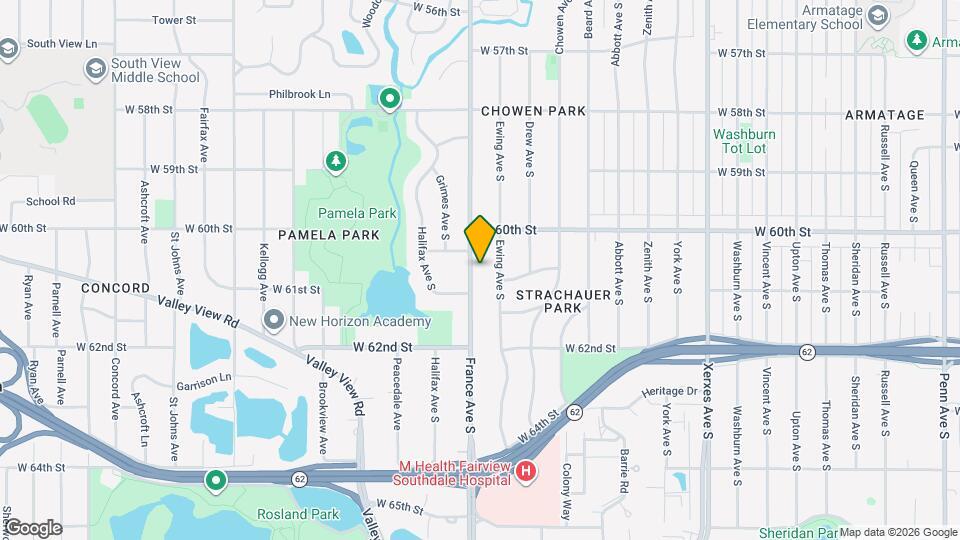 6017 France Ave S Mapa y Detalles de la Ubicación