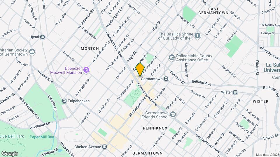 22 E Rittenhouse St Map and Location Details