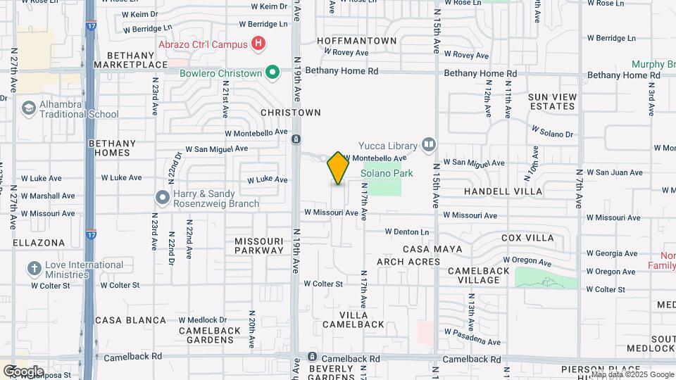 Ocotillo Apartments - Utilities Included Map and Location Details