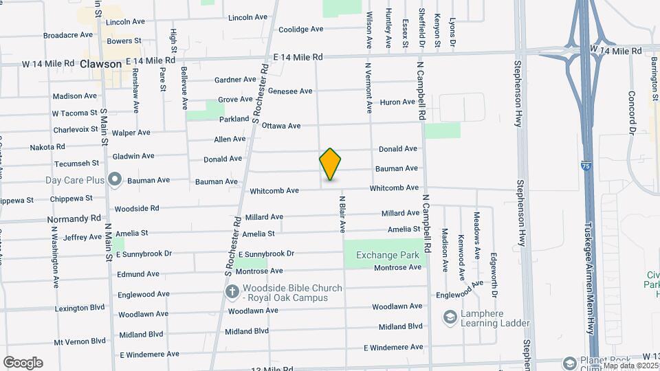 1113 Whitcomb Ave Map and Location Details