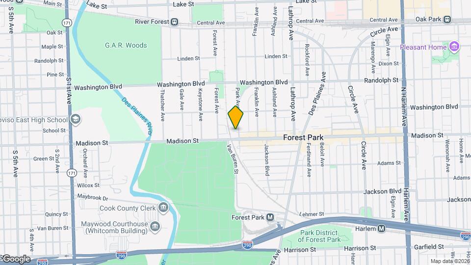 12 Park Ave Map and Location Details