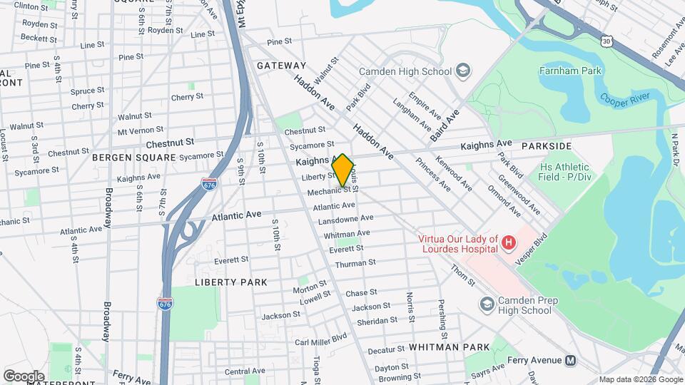 1168 Mechanic St Map and Location Details