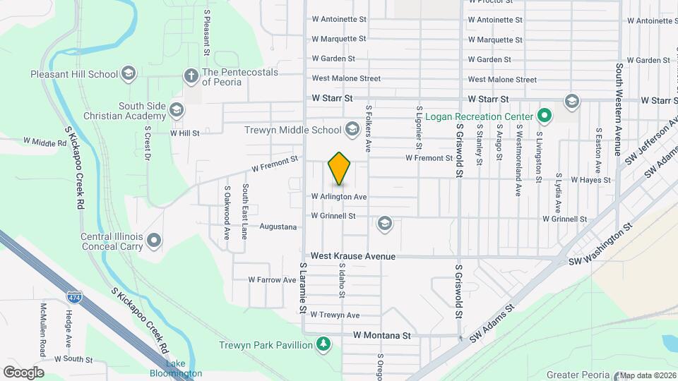 1615 S Idaho St Mapa y Detalles de la Ubicación