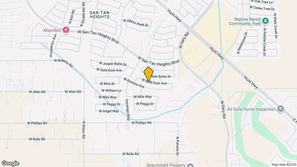 2281 W Gold Dust Ave Map and Location Details