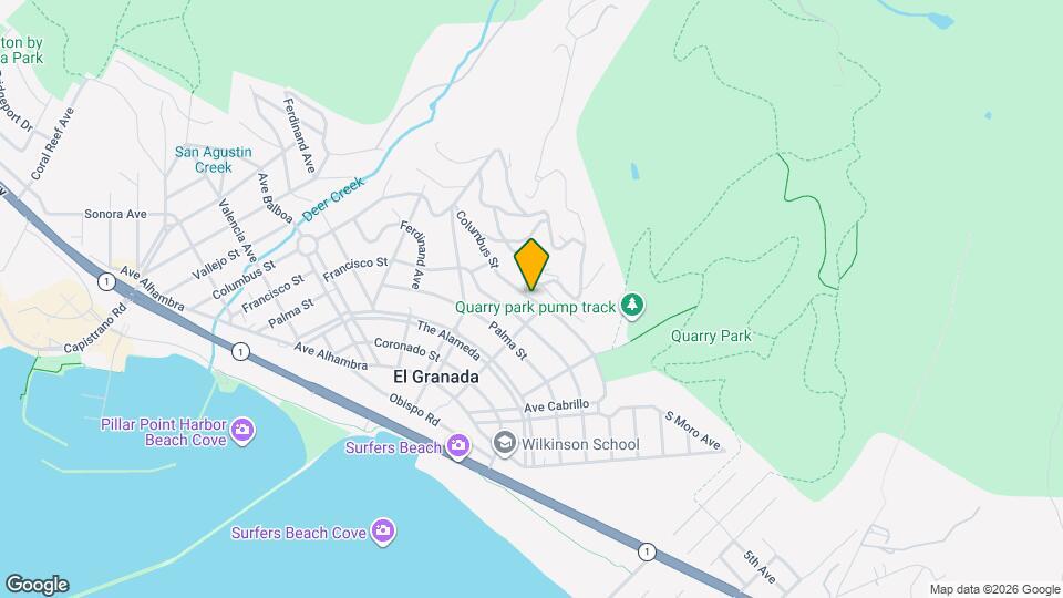 421 Columbus St Map and Location Details