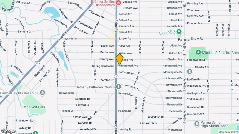 5939 Ridge Rd Map and Location Details