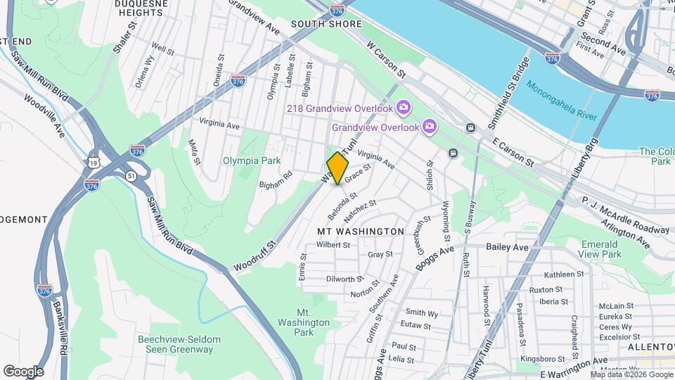 403 Grace St Map and Location Details