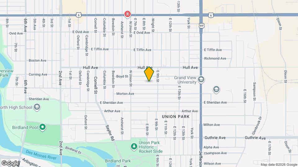 816 Grandview Ave Mapa y Detalles de la Ubicación