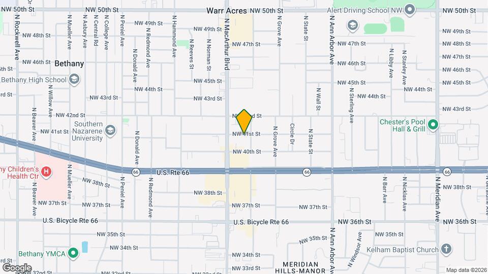 5810 NW 41st St Map and Location Details