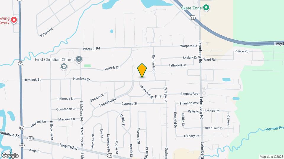 711 Hemlock St Mapa y Detalles de la Ubicación