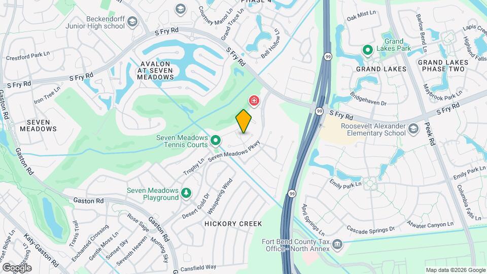 7206 Spring Meadow Ln Map and Location Details