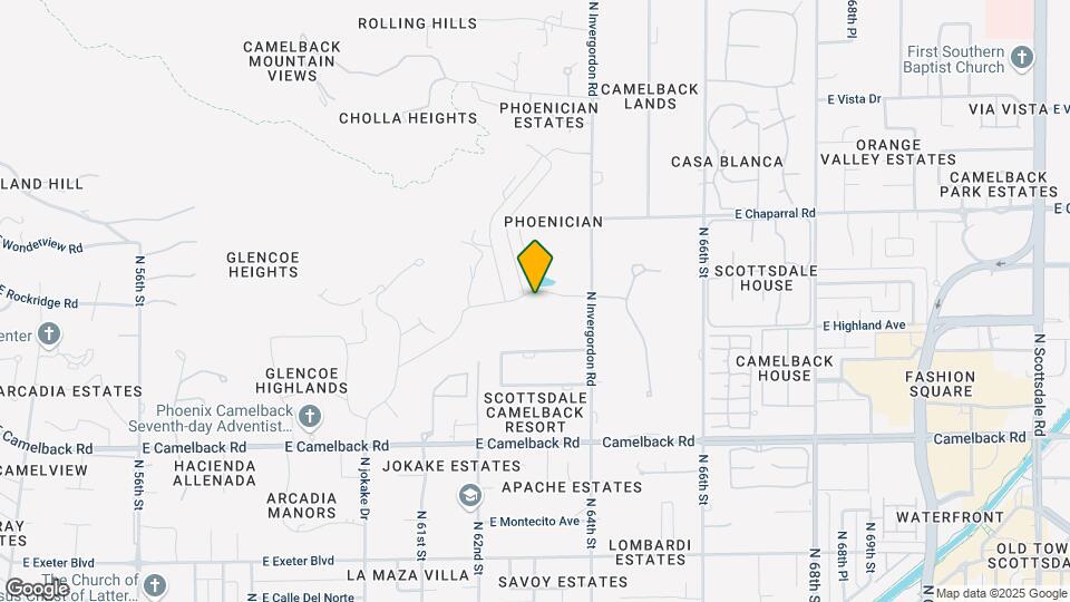 6311 E Phoenician Blvd Map and Location Details