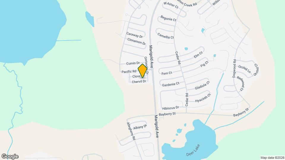 1134 Chervil Dr Map and Location Details