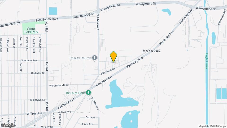 2627 S Goodlet Ave Map and Location Details