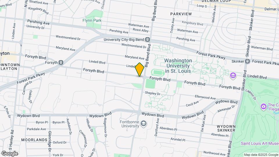 7012 Forsyth Blvd, Unit 2W Map and Location Details