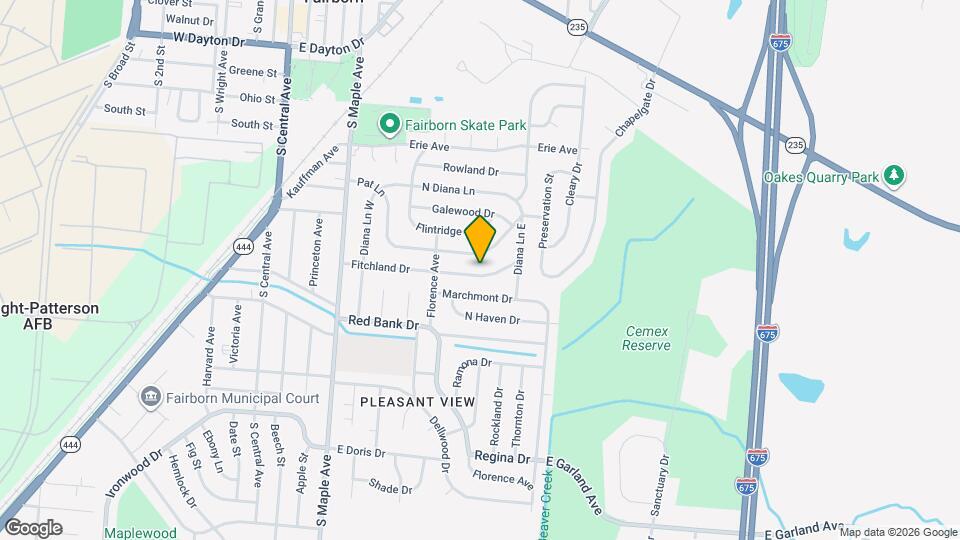 245 Fitchland Dr Map and Location Details