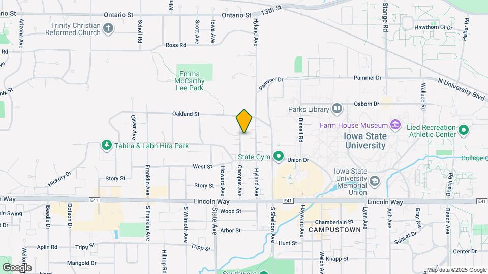 240 Campus Ave Map and Location Details