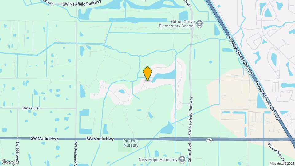 5258 SW Blue Daze Way Map and Location Details