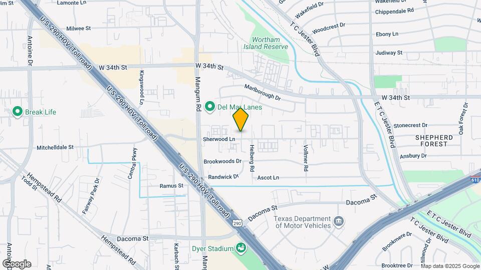 2907 Sherwood Grn Ln Map and Location Details