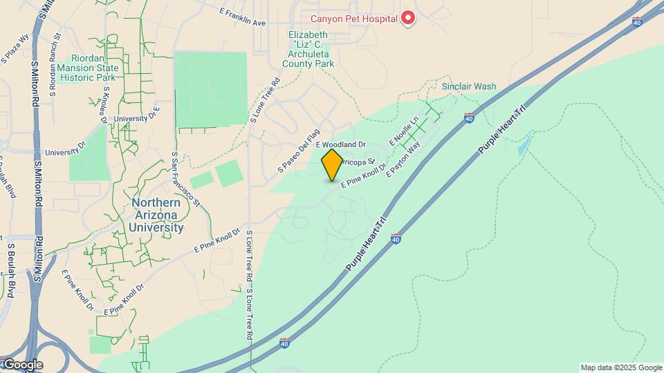 1246 East Jen Drive Map and Location Details