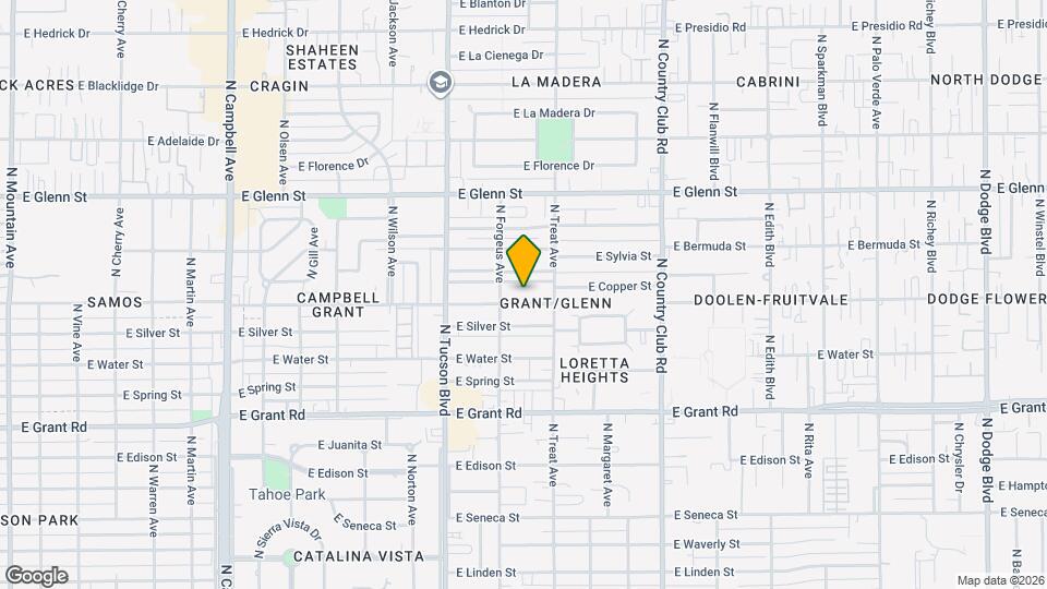 2625 E Copper St Map and Location Details