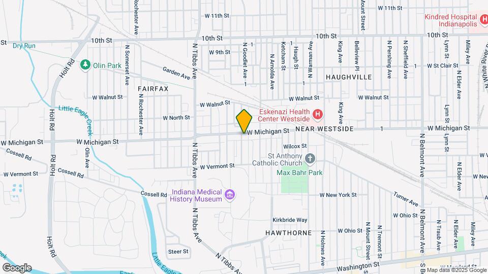 3133 W Michigan St Map and Location Details