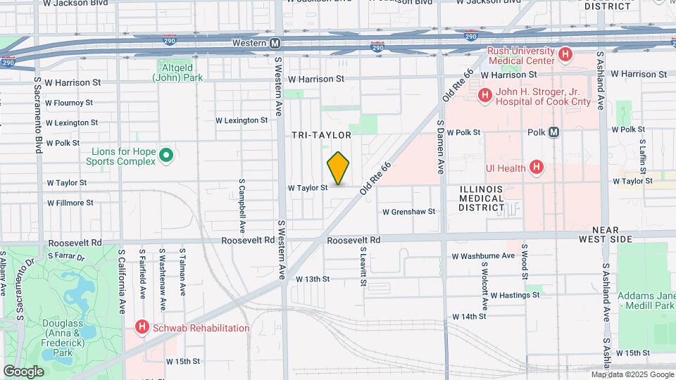 2239 W Taylor St Map and Location Details