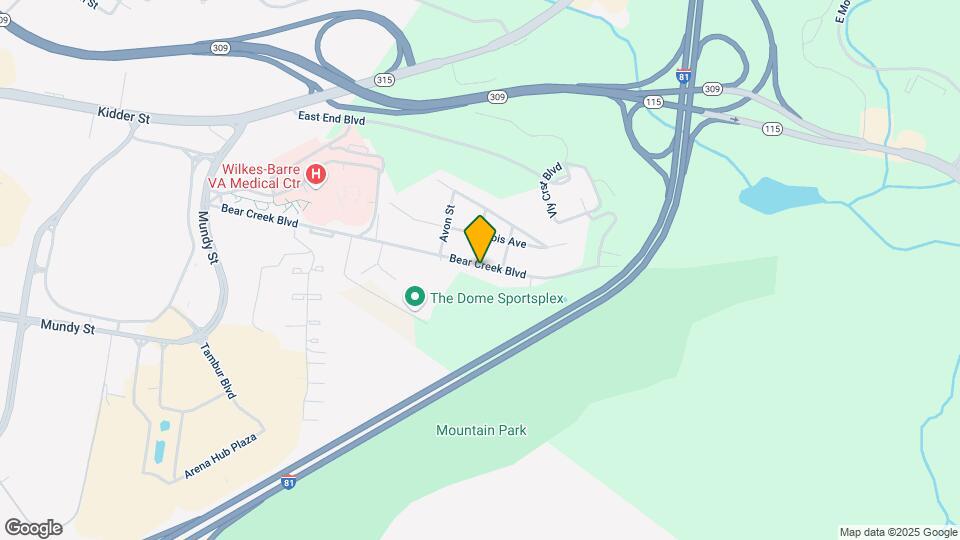 213 Bear Creek Blvd Map and Location Details