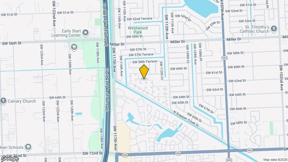 6100 SW 114th Ave Map and Location Details